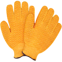 HEAVYWEIGHT COTTON AND POLY STRING PVC COATED GLOVES - (SMALL) 12PK