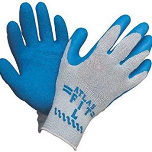 RUBBER PALM STRING KNIT GLOVES - (XL) 12PK