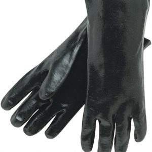 SMOOTH GRIP PVC GLOVES - ONE SIZE - 14"