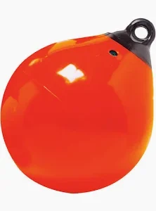 TAYLOR MADE TUFF END INFLATABLE VINYL BUOYS - 12" ORANGE