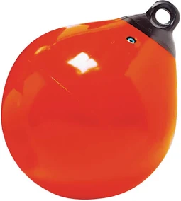 TAYLOR MADE TUFF END INFLATABLE VINYL BUOYS - 27" ORANGE