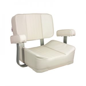 SPRINGFIELD DELUXE CAPTAIN'S SEAT - WHITE