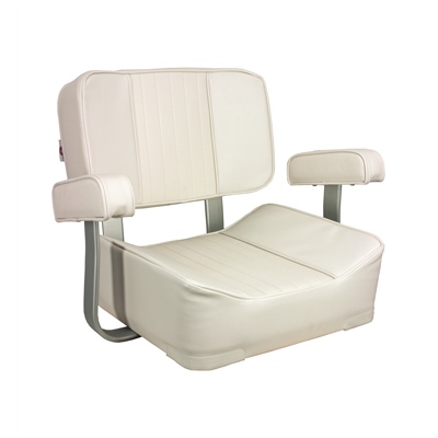 SPRINGFIELD DELUXE CAPTAIN'S SEAT - WHITE