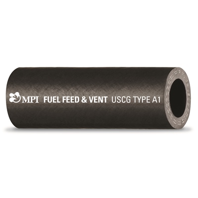 MPI 350-0586 Fuel Tank Feed-Vent 5/8" Hose – Type A1 Series 350 For Boat/Yacht, 1 Foot