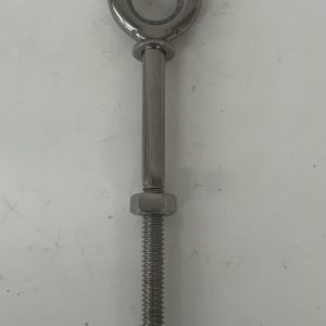 STAINLESS STEEL WELDED EYE BOLT - 1/4" x 4"