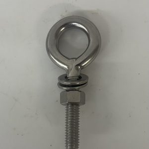 STAINLESS STEEL WELDED EYE BOLT - 3/8" x 2"