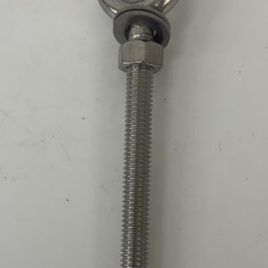 STAINLESS STEEL WELDED EYE BOLT - 3/8" x 4"
