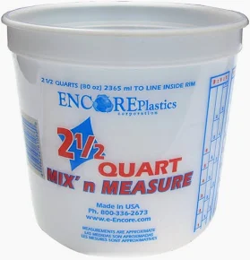 ENCORE MIX N MEASURE CONTAINER - 2.5 QT.