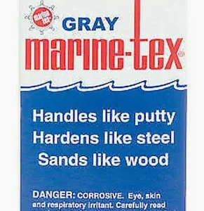 TRAVACO MARINE-TEX EPOXY PUTTY- GRAY, 2 OZ.