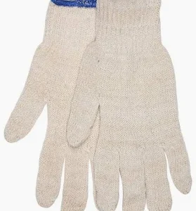 KNIT GLOVES 100% POLY - MEDIUM