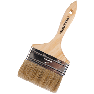 MERIT PRO CHIP BRUSH - DOUBLE THICK - 4"