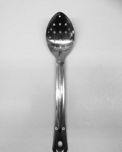 MCWARE STAINLESS STEEL BASTING SPOON - PERFORATED - 15"