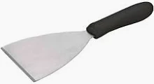 SCRAPER FOR GRILL WITH POLY HANDLE