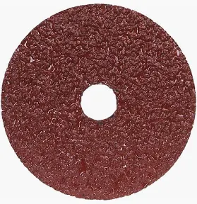 NORTON 36 GRIT FIBER SANDING DISC - 5" X 7/8"