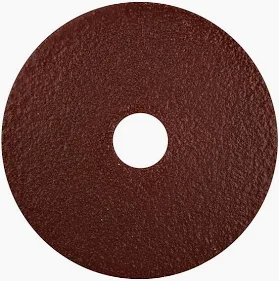 NORTON 80 GRIT FIBER SANDING DISC - 5" X 7/8"