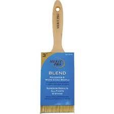 MERIT PRO WHITE CHINA BRISTLE POLYESTER BLEND - 3"