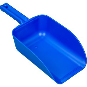 REMCO PLASTIC HAND SCOOP - 82 OZ. - BLUE