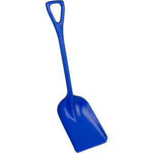 PLASTIC ONE-PIECE SHOVEL - 11" BLADE - BLUE