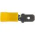 VINYL INSULATED QUICK DISCONNECT -YELLOW- MALE - 12-10