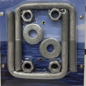 TOUGH GUY GALVANIZED SQUARE U-BOLT - 1/2" X 3.125" W X 4" L