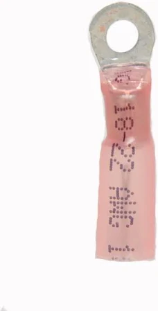HEAT SHRINK RING TERMINAL - 22-18 - RED
