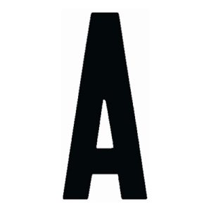 MARPAC 3" NUMBER AND LETTER KIT (BLACK)