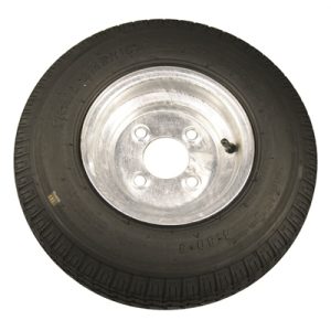 GALVNIZED WHEEL AND TIRE