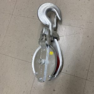 BLOCK 10" SNATCH STEEL W/HOOK