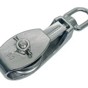 BLOCK 2" SEINE STAINLESS STEEL - W/ EYE