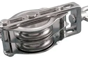 BLOCK 3" DOUBLE STAINLESS STEEL W/ EYE