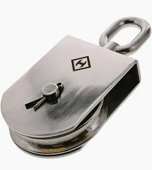 BLOCK 4" SINGLE SQUARE STAINLESS STEEL S