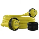 CONNTEK 30A, 125V, 25' SHORE POWER CORD (YELLOW)