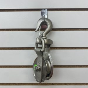 BLOCK 4" SNATCH STAINLESS W/ HOOK