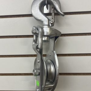 BLOCK 6" SNATCH STAINLESS W/ HOOK