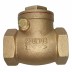 WOG 1-1/4" BRASS SWING CHECK VALVE