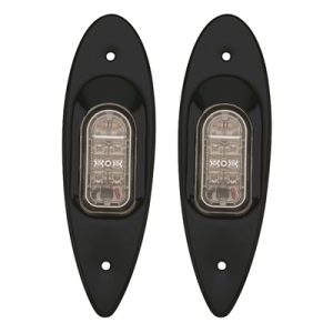 MARPAC LED SIDE LIGHTS - FLUSH MOUNT - BLACK