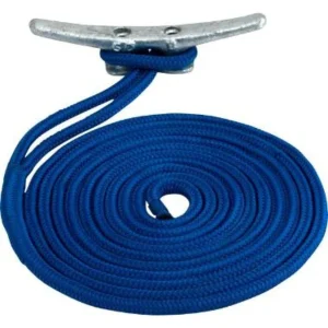 MARPAC PREMIER DOUBLE BRAIDED NYLON DOCK LINE - 5/8 " X 25' / BLUE