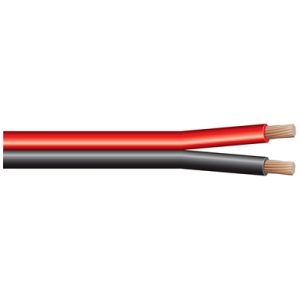 MARPAC BONDED PARALLEL PLASTIC PRIMARY WIRE - 2 CONDUCTOR 10 GA RED/BLACK