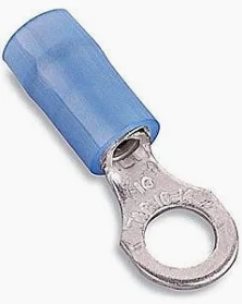 MARPAC HEAT SHRINK RING TONGUE TERM. 16-14 AWG #8 EYE / BLUE