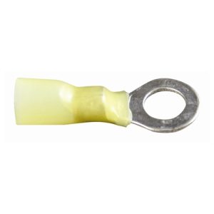 MARPAC HEAT SHRINK RING TONGUE TERM. 12-10 AWG #10 EYE / YELLOW