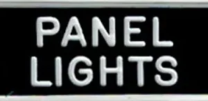 IDENTI-PLATE / PANEL LIGHTS