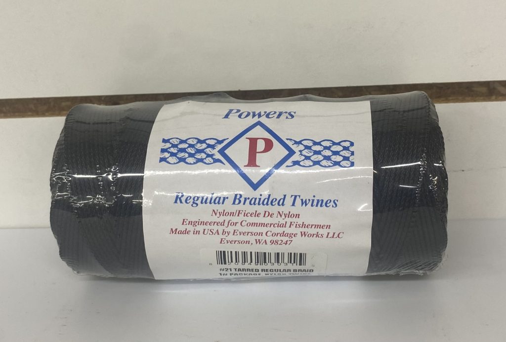 TARRED ROUND BRAID NYLON TWINE #48 /1LB SPOOL - Touchard
