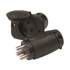 MARINCO 3-WIRE 70A TROLLING MOTOR PLUG AND RECEPTICLE