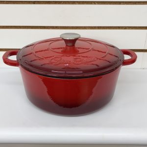 ENAMEL COATED DUTCH OVEN - 5 QT - RED