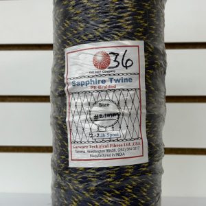 SAPPHIRE PE BRAIDED TWINE #36 / 2.1MM / 2.2 LB SPOOL