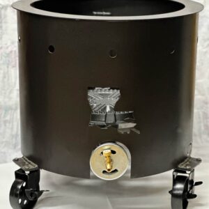 CAJUN CLASSIC 5/10 GAL ROLLING BURNER STAND - "LOUISIANA" CUT OUT