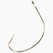 MUSTAD WIDE GAP HOOKS -SLIGHT REV. RINGED, NICKEL - 5/0 - 100/PACK