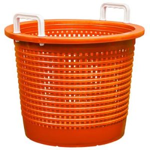 LA BAYOU SHRIMP BASKET / ORANGE & WHITE