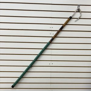 SEAWORX GAFF 4' BAMBOO SHAFT W/GREEN CUSTOM HEAT SHRINK GRIP