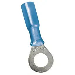 MARPAC HEAT SHRINK RING TONGUE TERM. 16-14 AWG #5/16 EYE / BLUE